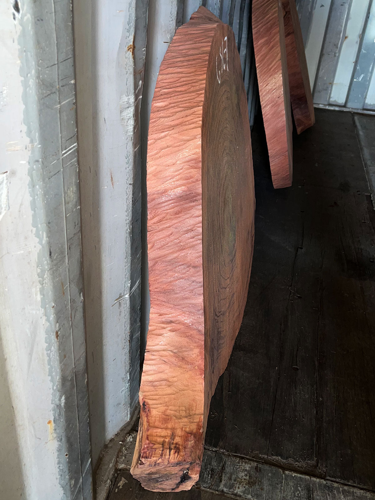 Giant Sequoia Live Edge Cookie / Round – 32" x 30" x 3" – Old Growth, Air-Dried – #GSC-7