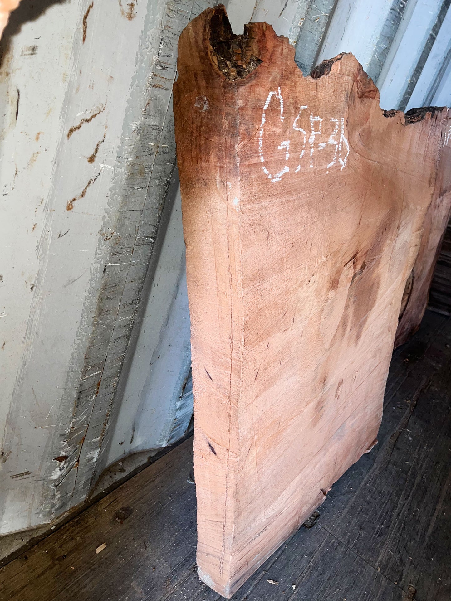 Giant Sequoia Live Edge Piece – 30" x 24" x 2.5" – Old Growth, Air-Dried – #GSP-36