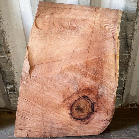 Giant Sequoia Live Edge Piece – 33" x 18.5" x 1.5" – Old Growth, Air-Dried – #GSP-40