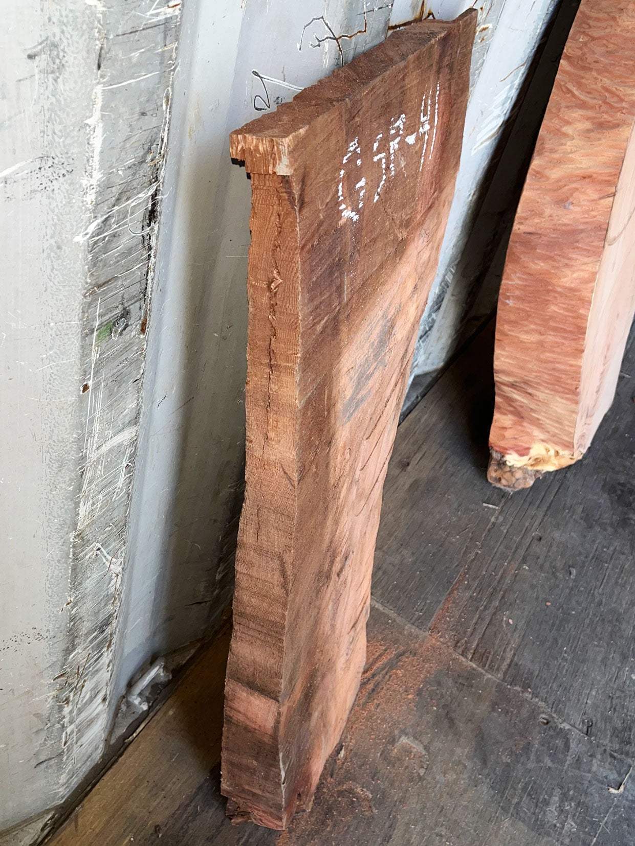 Giant Sequoia Live Edge Piece – 32" x 10.5" x 1.25" – Old Growth, Air-Dried – #GSP-41