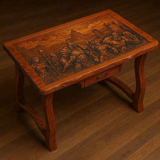 Custom Fantasy Desk Old Growth Giant Sequoia