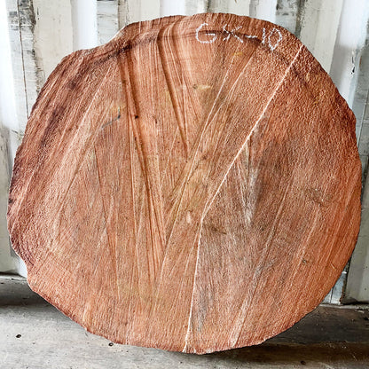 Giant Sequoia Live Edge Cookie / Round – 41" x 39" x 2.5" – Old Growth, Air-Dried – #GSC-10