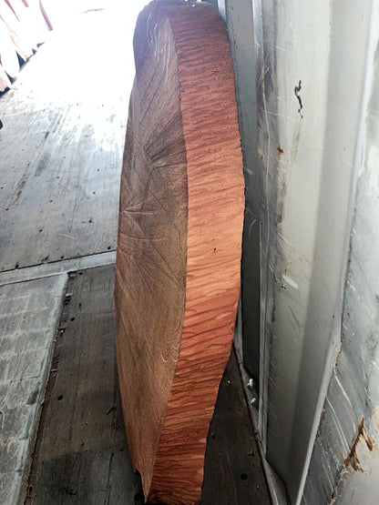 Giant Sequoia Live Edge Cookie / Round – 42" x 39" x 2.75" – Old Growth, Air-Dried – #GSC-11