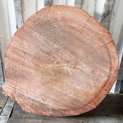 Giant Sequoia Live Edge Cookie / Round – 42" x 39" x 2.75" – Old Growth, Air-Dried – #GSC-11