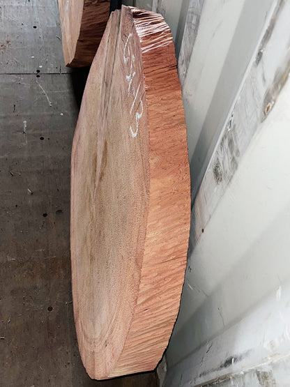 Giant Sequoia Live Edge Cookie / Round – 38" x 33.5" x 2.5" – Old Growth, Air-Dried – #GSC-13