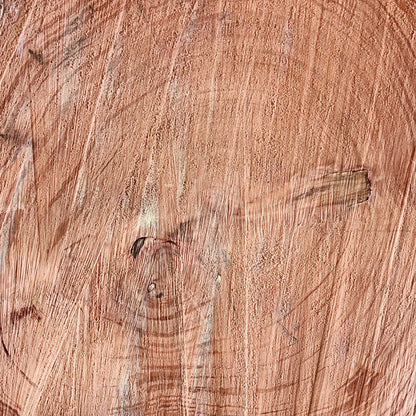 Giant Sequoia Live Edge Cookie / Round – 30" x 27.5" x 3" – Old Growth, Air-Dried – #GSC-15