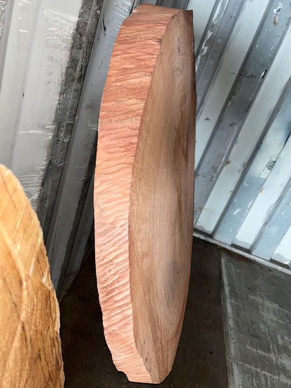 Giant Sequoia Live Edge Cookie / Round – 43" x 41" x 2" – Old Growth, Air-Dried – #GSC-16