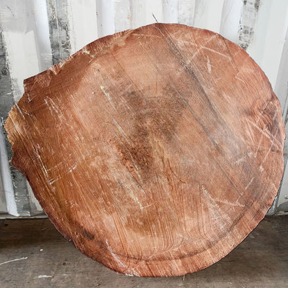 Giant Sequoia Live Edge Cookie / Round – 43" x 41" x 2" – Old Growth, Air-Dried – #GSC-16
