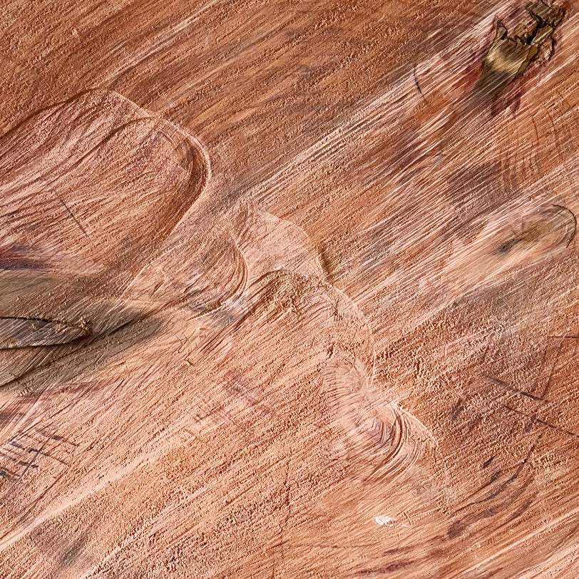 Giant Sequoia Live Edge Cookie / Round – 38" x 34" x 2.5" – Old Growth, Air-Dried – #GSC-19