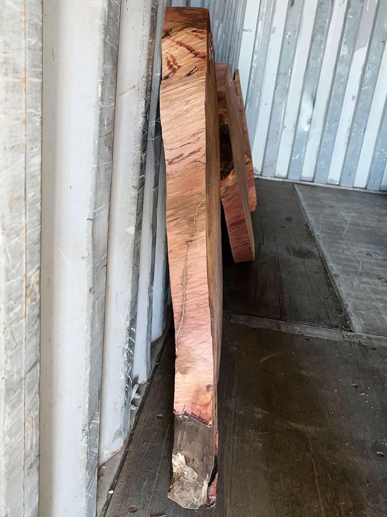 Giant Sequoia Live Edge Cookie / Round – 36" x 32" x 2.75" – Old Growth, Air-Dried – #GSC-2