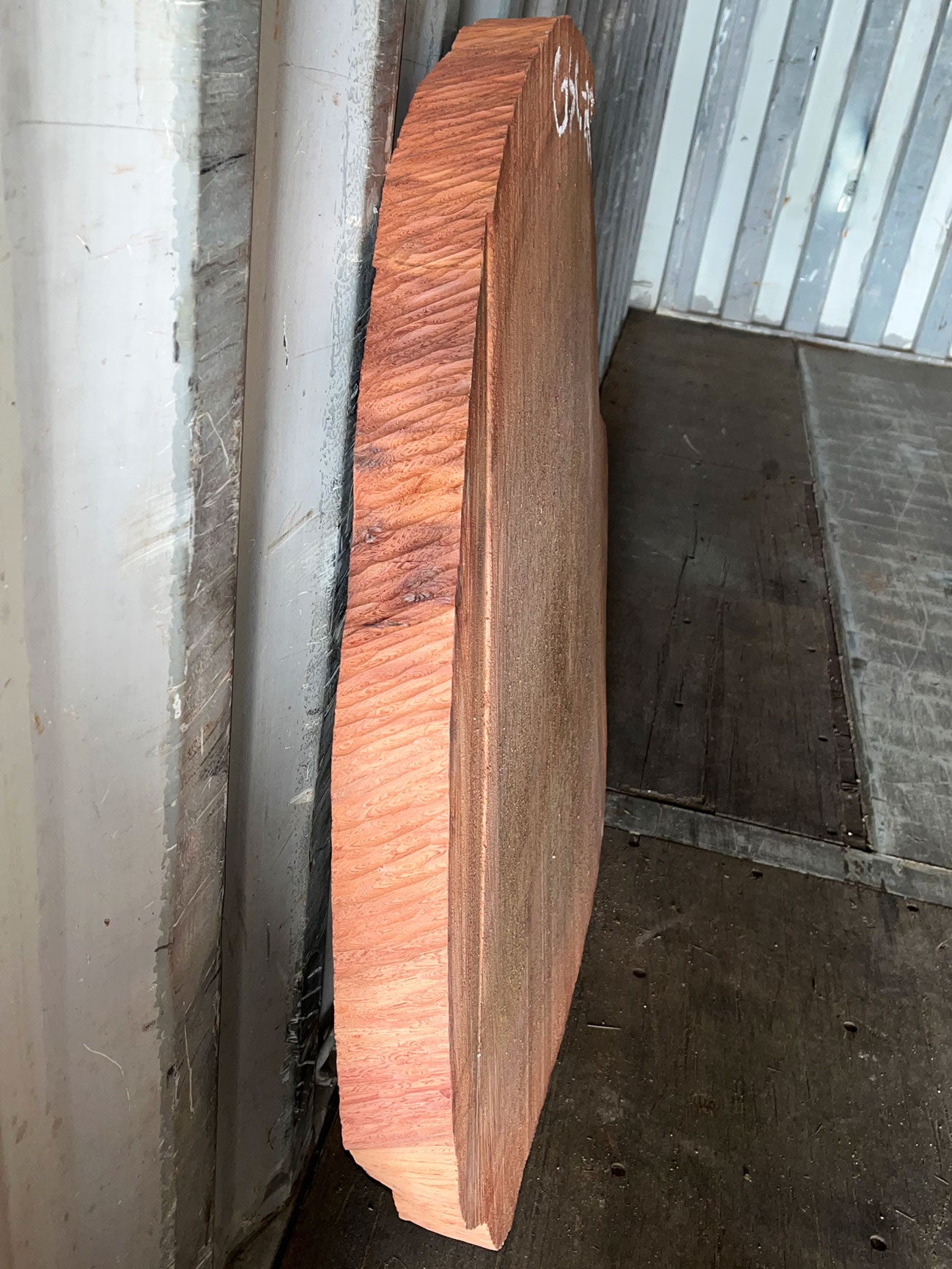 Giant Sequoia Live Edge Cookie / Round – 42" x 39" x 1.25" – Old Growth, Air-Dried – #GSC-22