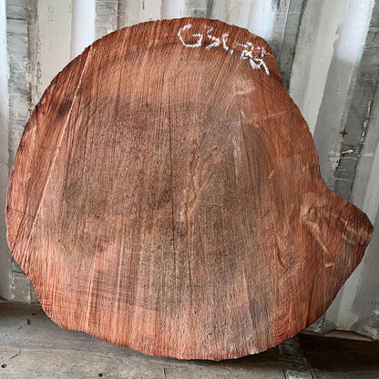Giant Sequoia Live Edge Cookie / Round – 42" x 39" x 1.25" – Old Growth, Air-Dried – #GSC-22