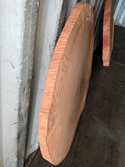 Giant Sequoia Live Edge Cookie / Round – 42" x 40" x 1.5" – Old Growth, Air-Dried – #GSC-23