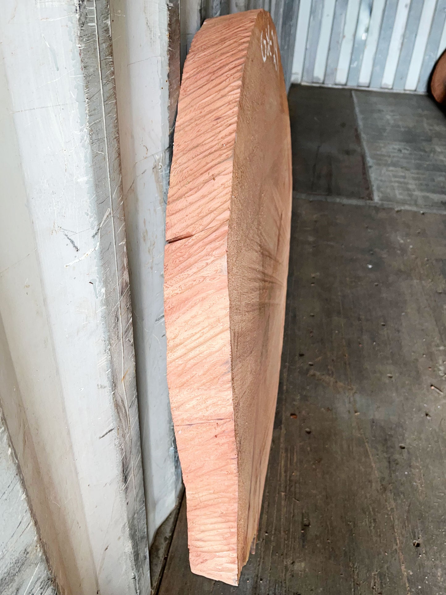 Giant Sequoia Live Edge Cookie / Round – 41" x 40" x 3.25" – Old Growth, Air-Dried – #GSC-24