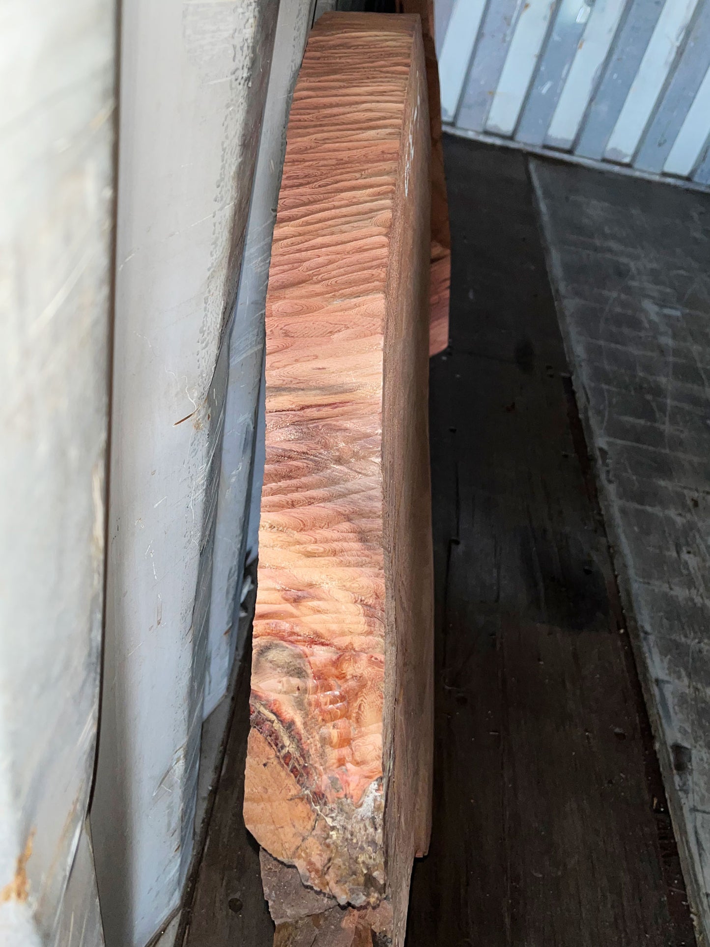 Giant Sequoia Live Edge Cookie / Round – 38" x 34" x 2.75" – Old Growth, Air-Dried – #GSC-3