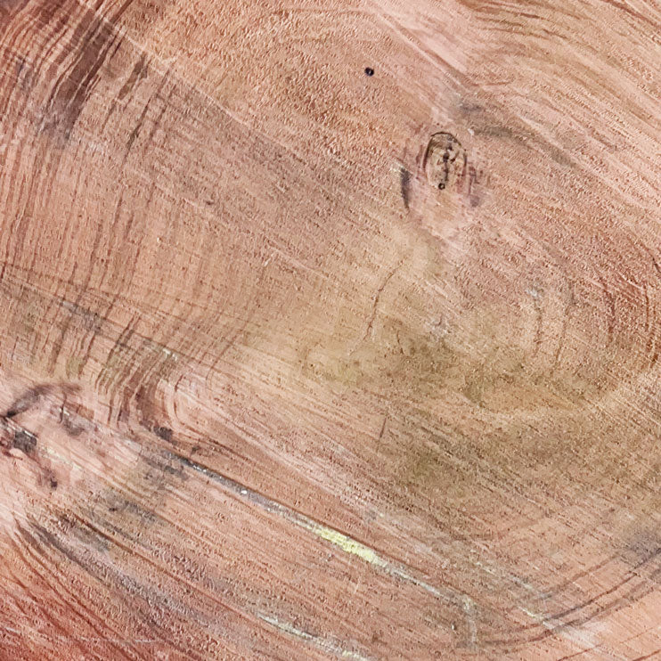 Giant Sequoia Live Edge Cookie / Round – 38" x 33" x 1" – Old Growth, Air-Dried – #GSC-5
