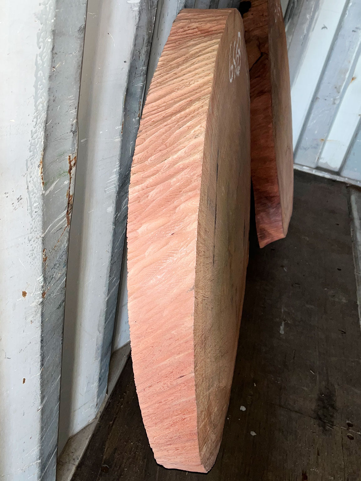 Giant Sequoia Live Edge Cookie / Round – 36" x 34" x 2.75" – Old Growth, Air-Dried – #GSC-8