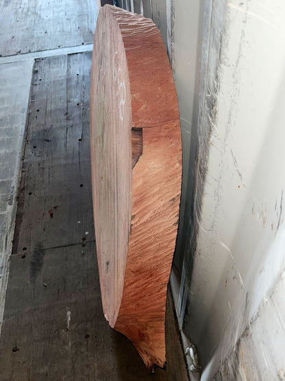 Giant Sequoia Live Edge Cookie / Round – 36" x 34" x 2.75" – Old Growth, Air-Dried – #GSC-8