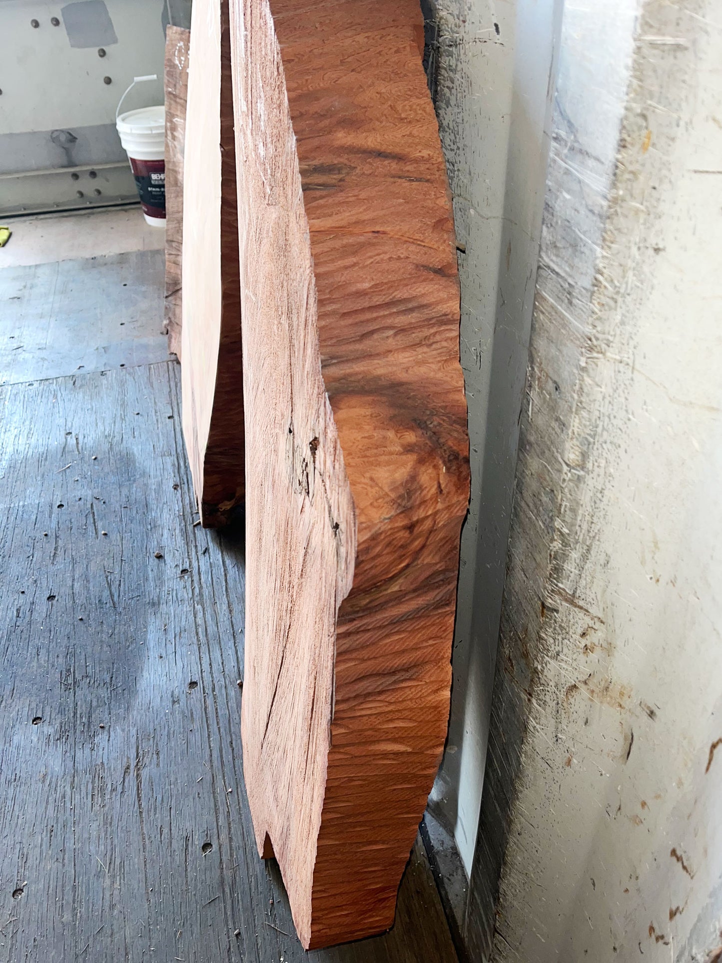 Giant Sequoia Live Edge Piece – 43" x 10" x 3" – Old Growth, Air-Dried – #GSP-34