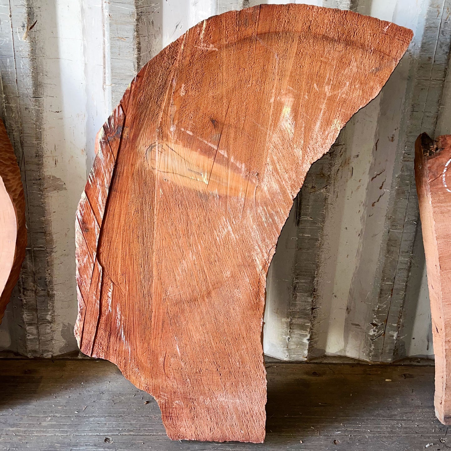 Giant Sequoia Live Edge Piece – 43" x 10" x 3" – Old Growth, Air-Dried – #GSP-34