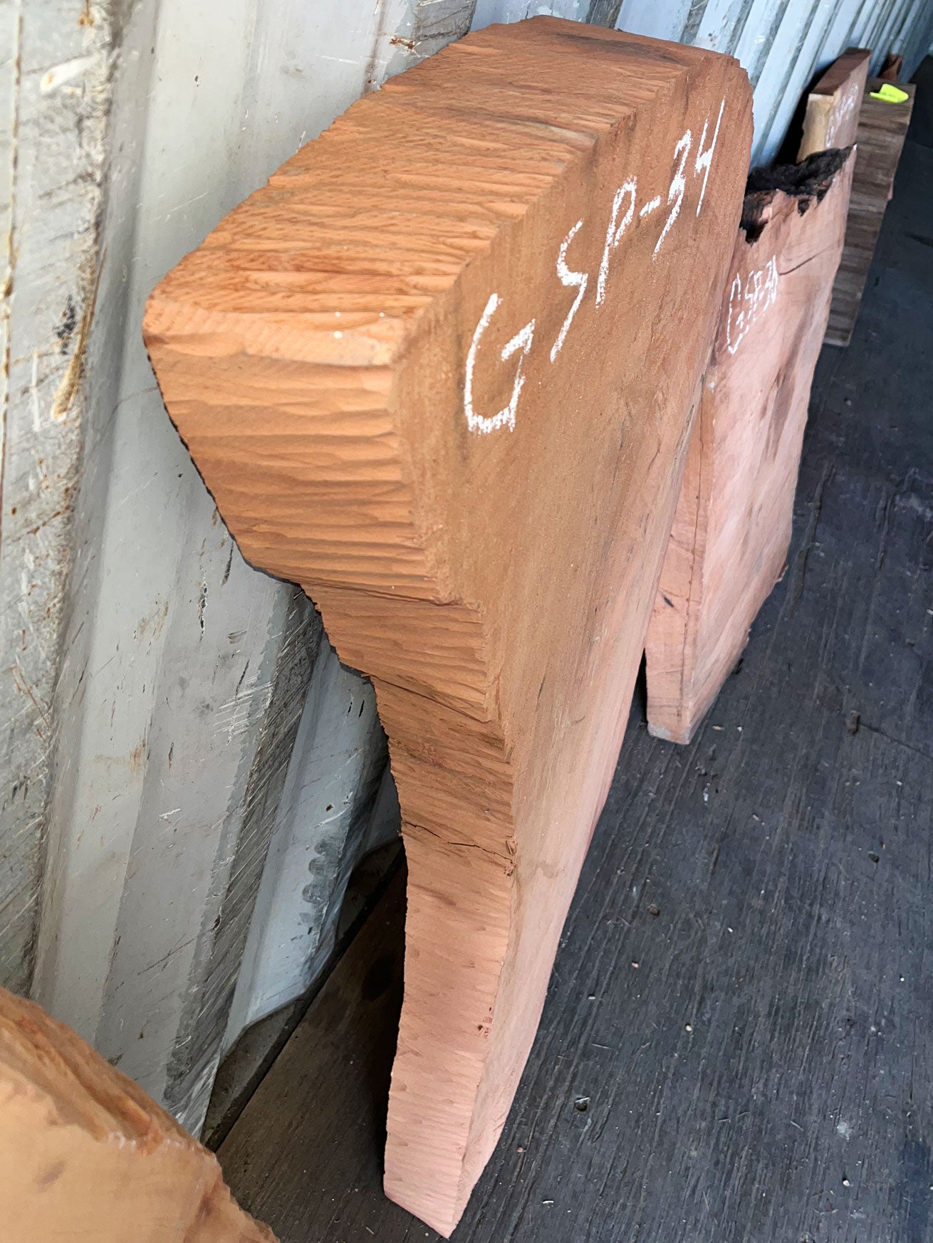 Giant Sequoia Live Edge Piece – 43" x 10" x 3" – Old Growth, Air-Dried – #GSP-34