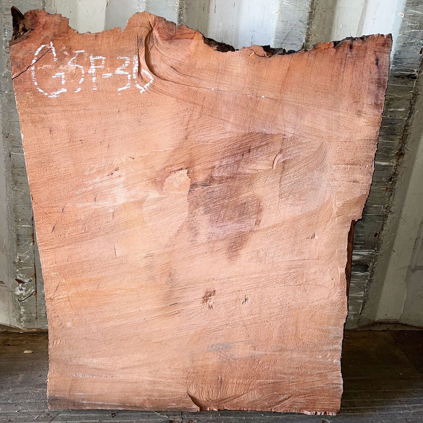 Giant Sequoia Live Edge Piece – 30" x 24" x 2.5" – Old Growth, Air-Dried – #GSP-36