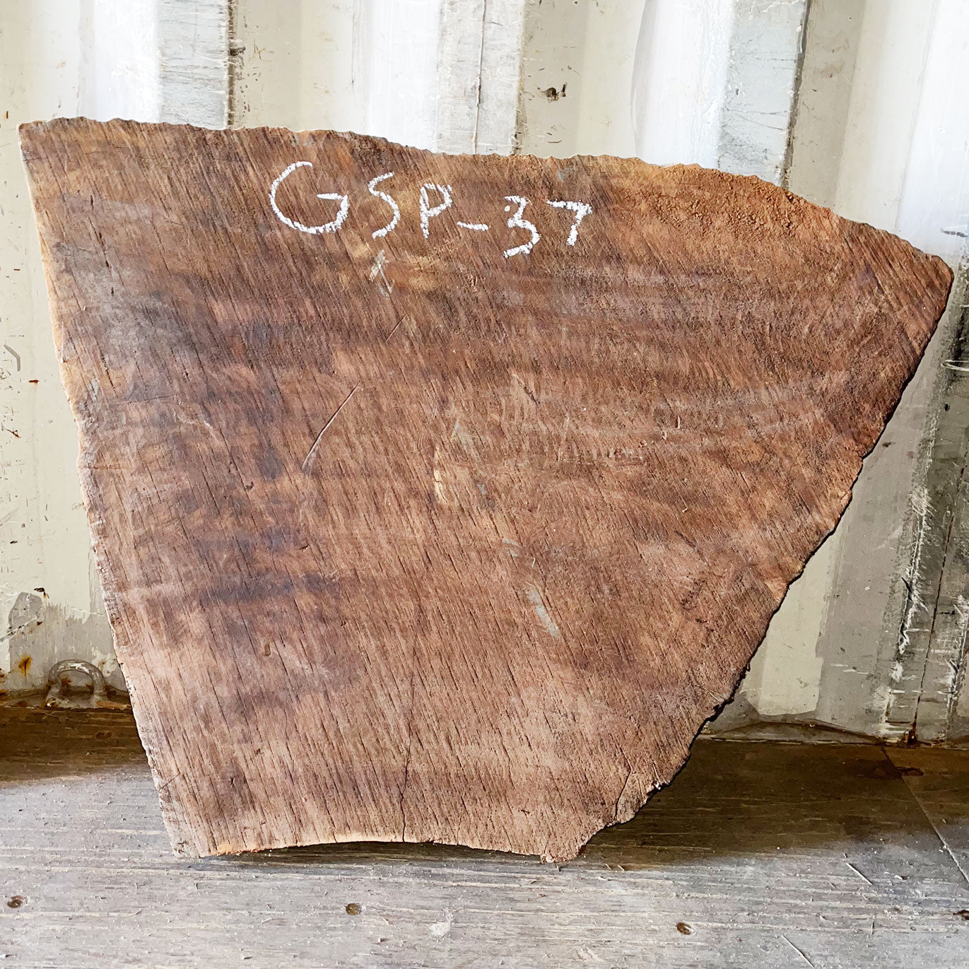 Giant Sequoia Live Edge Piece – 25" x 15" x 4.75" – Old Growth, Air-Dried – #GSP-37