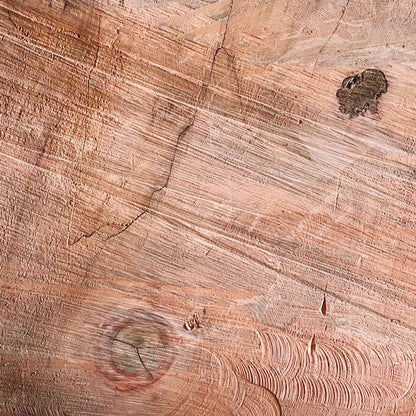 Giant Sequoia Live Edge Piece – 33" x 29" x 2.75" – Old Growth, Air-Dried – #GSP-39