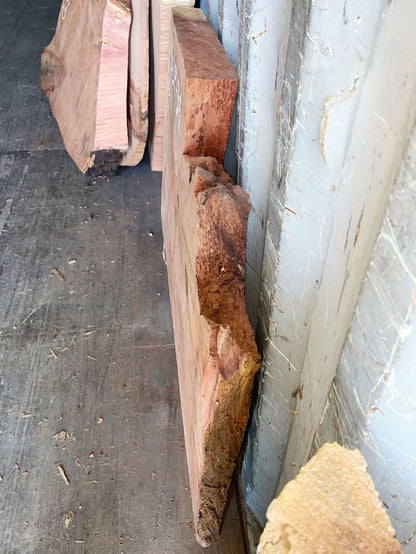 Giant Sequoia Live Edge Piece – 33" x 29" x 2.75" – Old Growth, Air-Dried – #GSP-39