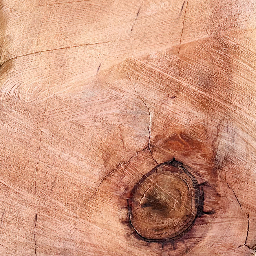 Giant Sequoia Live Edge Piece – 33" x 18.5" x 1.5" – Old Growth, Air-Dried – #GSP-40