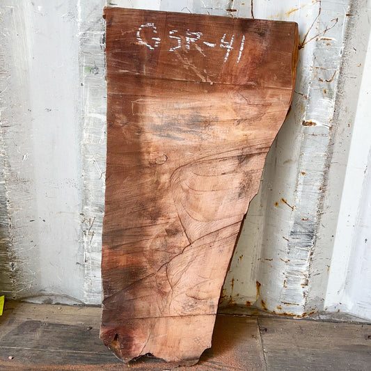 Giant Sequoia Live Edge Piece – 32" x 10.5" x 1.25" – Old Growth, Air-Dried – #GSP-41
