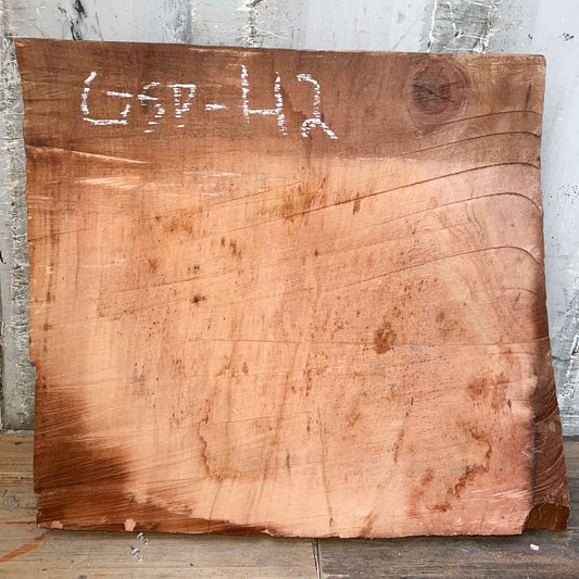 Giant Sequoia Live Edge Piece – 21" x 22" x 2.5" – Old Growth, Air-Dried – #GSP-42