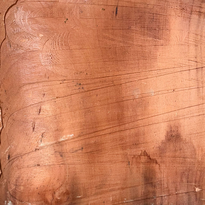 Giant Sequoia Live Edge Piece – 21" x 22" x 2.5" – Old Growth, Air-Dried – #GSP-42