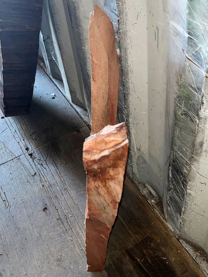 Giant Sequoia Live Edge Piece – 25" x 10.5" x 2" – Old Growth, Air-Dried – #GSP-43