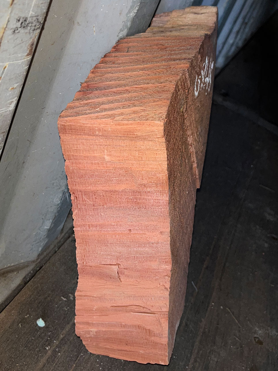 Giant Sequoia Live Edge Piece – 23" x 15.5" x 3.5" – Old Growth, Air-Dried – #GSP-45