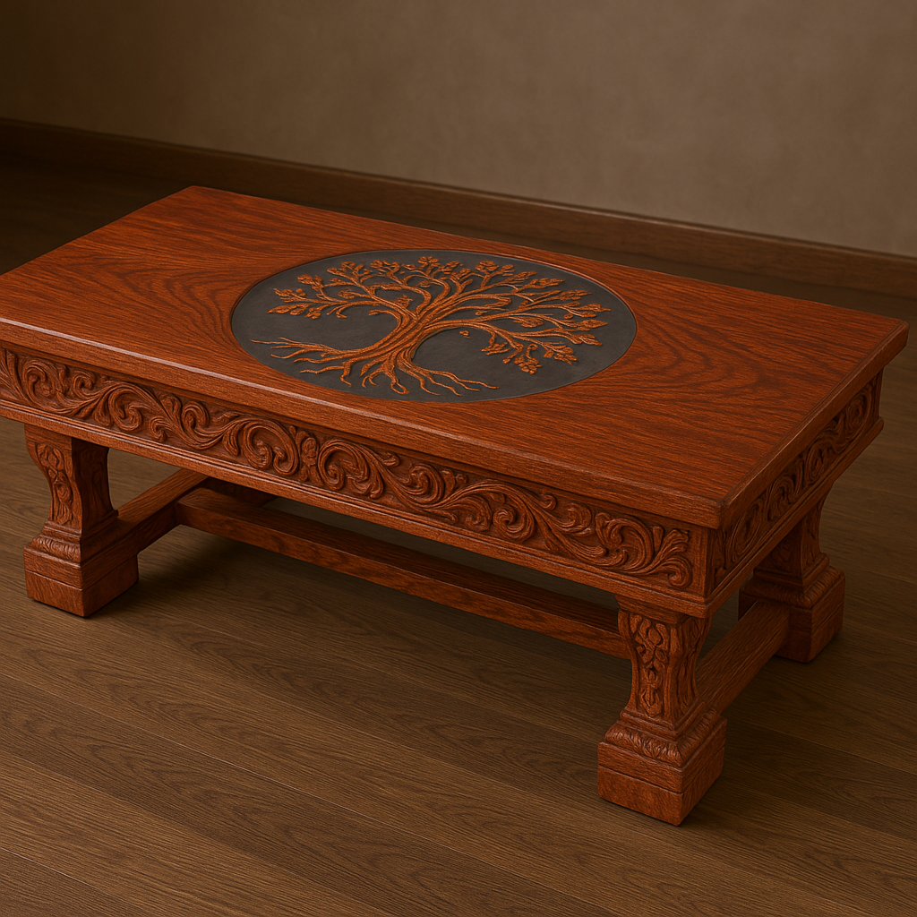 Custom Coffee Table, Old Growth Giant Sequoia