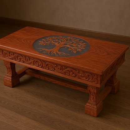 Custom Coffee Table, Old Growth Giant Sequoia