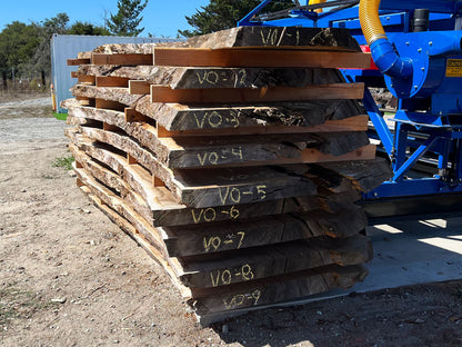 Heritage Valley Oak Live Edge Slab – 20.17' x 64" x 3.25" – Old Growth, Air-Dried – #VO-6