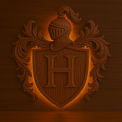 Custom Art Backlit, Old Growth Giant Sequoia