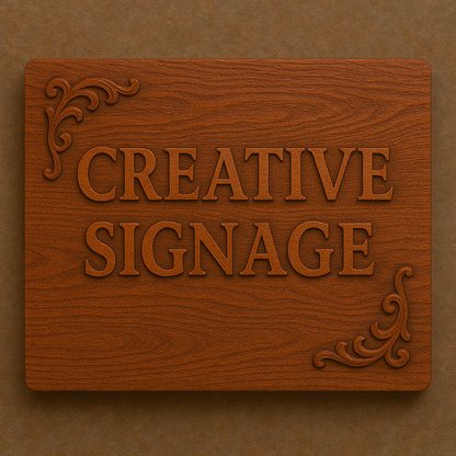 Custom Home Sign/Plaque, Old Growth Giant Sequoia